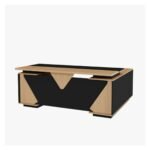 Executive Table L Shape with Side Rack and Drawer Unit