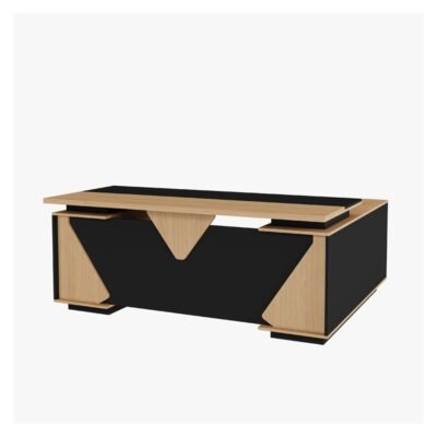 Executive Table L Shape with Side Rack and Drawer Unit