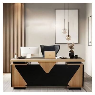 Executive Table L Shape with Side Rack and Drawer Unit
