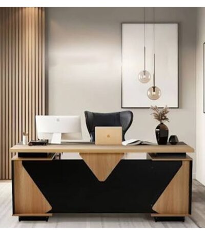 Executive Table L Shape with Side Rack and Drawer Unit
