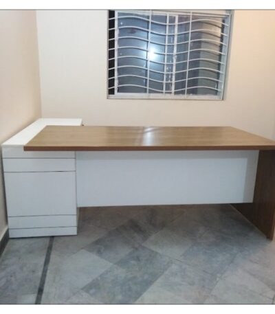 Executive Table with Side Rack L Shape