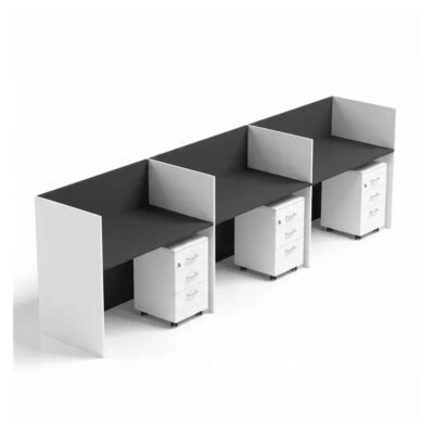 Workstations with 3 Side 6ft Walls 6x2
