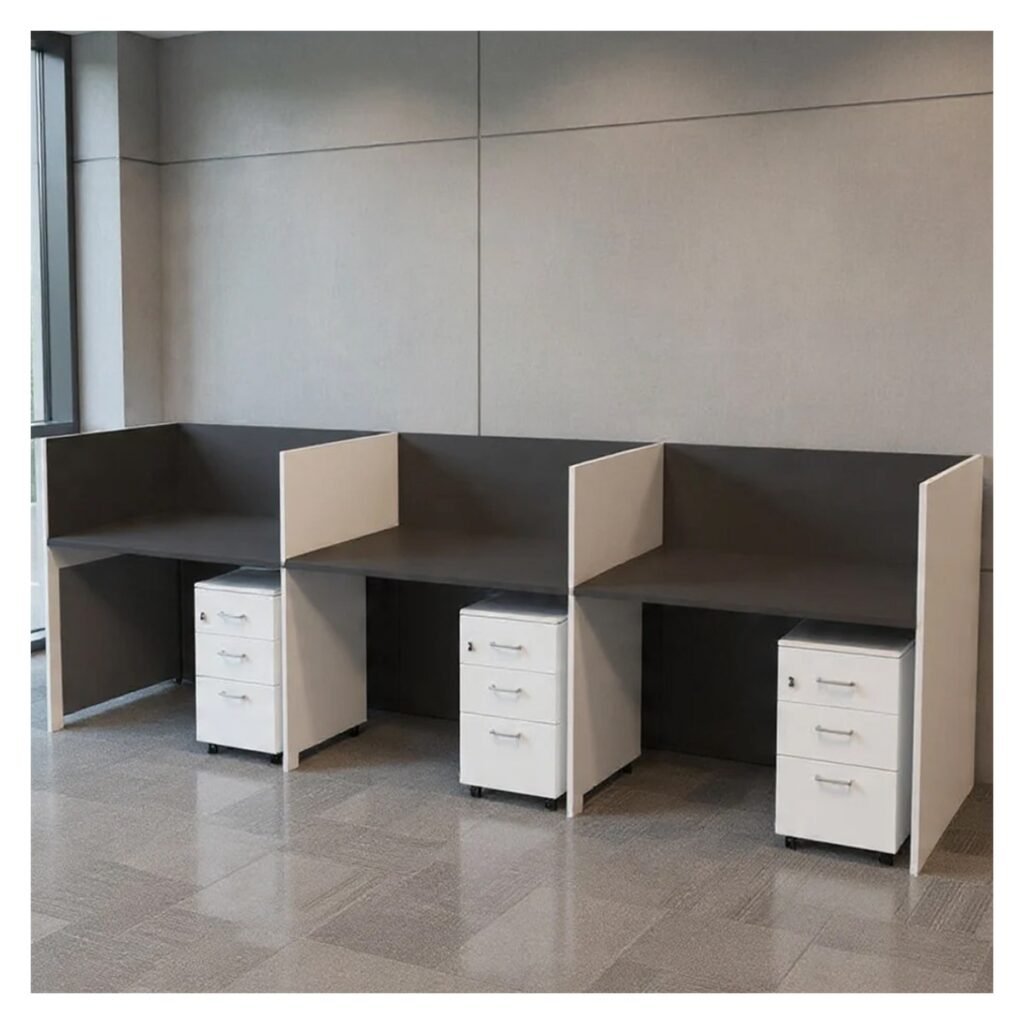 Workstations with 3 Side 6ft Walls 6x2