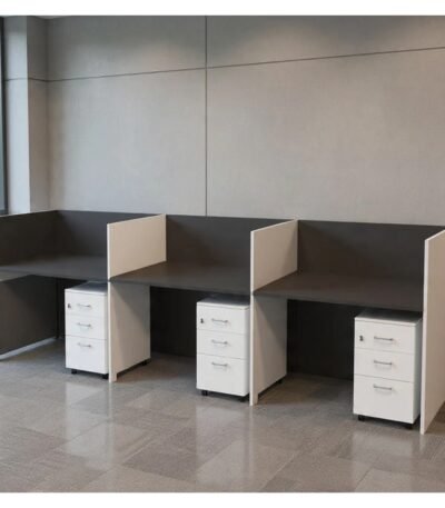 Workstations with 3 Side 6ft Walls 6x2